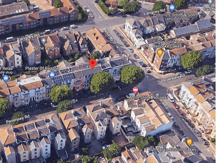 Block of 8 flats in Eastbourne generating £87,000PA